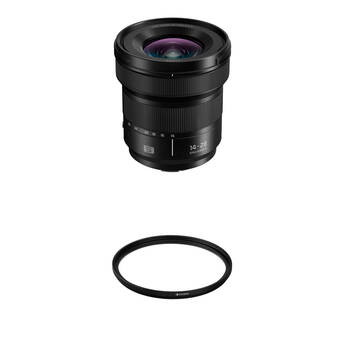 Panasonic LUMIX 14-28mm f/4-5.6 MACRO Lens with UV Filter Kit
