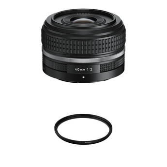 Nikon NIKKOR Z 40mm f/2 (SE) Lens with 52mm Filter Kit