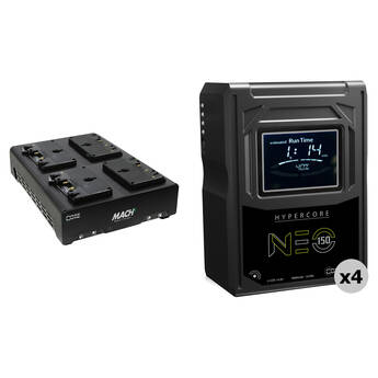 Core SWX Hypercore NEO 150 Mini 147Wh 4-Battery Kit with Quad Charger (Gold Mount)