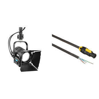 ARRI L5-C Plus RGB LED Fresnel Light with Mains Cable Kit (Black, Manual)