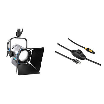 ARRI L7-C Plus RGB LED Fresnel Light with 23' Power Cord Kit (Black, Manual)