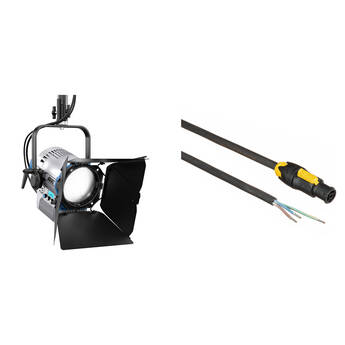 ARRI L7-C Plus RGB LED Fresnel Light with 5' Power Cord Kit (Black, Manual)
