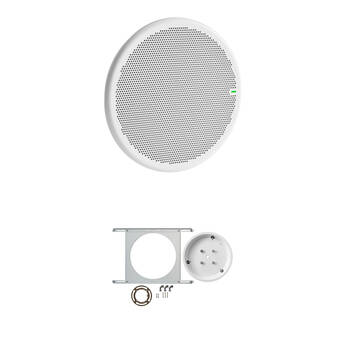 Shure MXA901W-R-TB Ceiling Microphone and Tile Bridge Mount Bundle for Medium Conferencing Rooms (White)