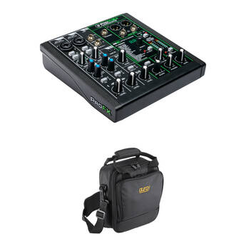 Mackie ProFX6v3 6-Channel Sound Reinforcement Mixer Kit with Carry Bag