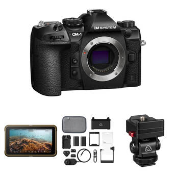 OM SYSTEM OM-1 Mark II Mirrorless Camera with Recording Monitor and Accessory Kit