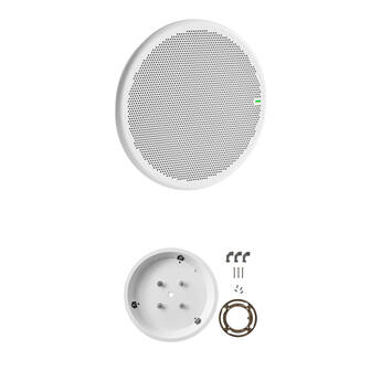 Shure MXA901W-R-HCM-V Ceiling Microphone Flush-Mount Bundle for Medium Conferencing Rooms (White)
