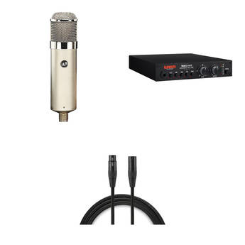 Warm Audio WA-47 Large-Diaphragm Tube Condenser Microphone Kit with WA12 MkII Preamp and XLR Cable