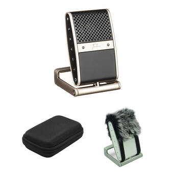 Tula Microphones The Tula Mic Kit with Windshield and Nylon Carry Case (Black)