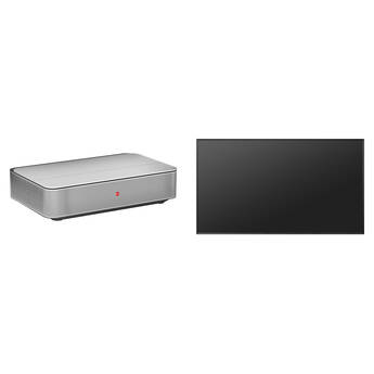 Leica Cine 1 120" 3000-Lumen XPR UHD 4K Ultra Short-Throw Smart Home Theater Projector with 120" Cinematic Screen Kit