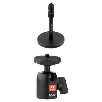 Oben Aluminum Desk Stand with BD-02 Mini Ball Head Kit