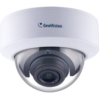 GeoVision AI 4MP H.265 4.3x Zoom Super Low Lux WDR Pro IR Vandal Proof IP Dome