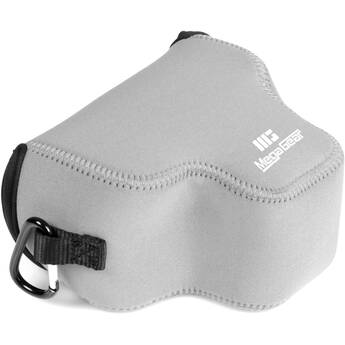 MegaGear Neoprene Camera Case for Canon EOS R100 18-45mm Lens (Gray)