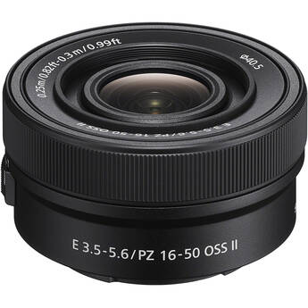 Sony E PZ 16-50mm f/3.5-5.6 OSS II Lens (Sony E, Black)