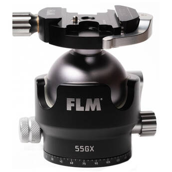 FLM 55GX Centerball Tripod Head with QLB-60 QR Clamp