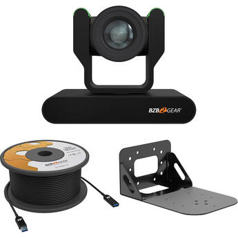 BZBGEAR ADAMO HD 20x PTZ Camera Kit with Ceiling Mount and 33' USB 3.0 Cable (White)
