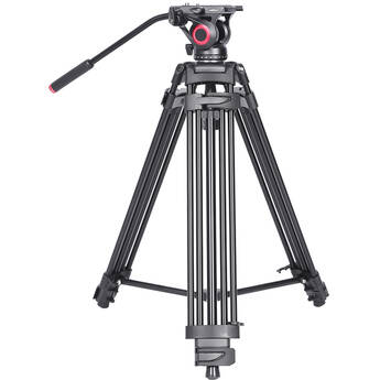 miliboo MTT601A II Aluminum Tripod with MYT802 II Fluid Head and Mid-Level Spreader