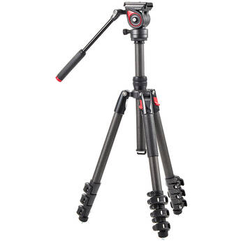 miliboo BUFB-BK Carbon Fiber Tripod and Fluid Head Kit