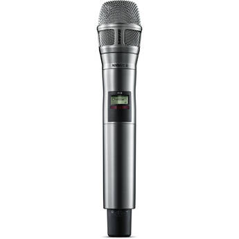 Shure AD2/N8SN Digital Handheld Wireless Microphone Transmitter with Nexadyne 8/S Supercardioid Capsule (G57: 470 to 608 + 614 to 616 MHz, Nickel)
