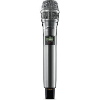 Shure ADX2/8SN Digital Handheld Wireless Microphone Transmitter with Nexadyne 8/S Supercardioid Capsule (G57: 470 to 608 + 614 to 616 MHz, Nickel)