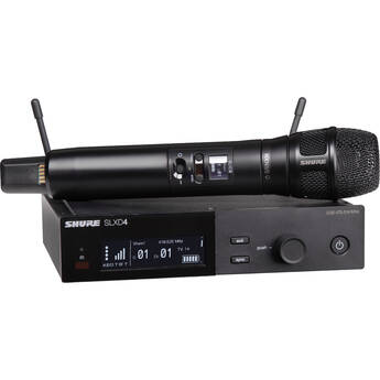 Shure SLXD24/N8S Digital Wireless Handheld Microphone System with Nexadyne 8/S Supercardioid Capsule (J52: 558 to 602 + 614 to 616 MHz)