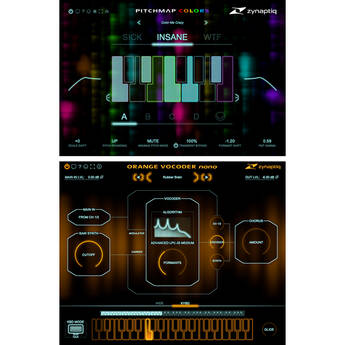 Zynaptiq PITCHMAP::COLORS Sound Colorizer with Orange Vocoder Nano Plug-In