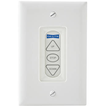 Da-Lite DL16622 Smart Low-Voltage Wall Switch (White)