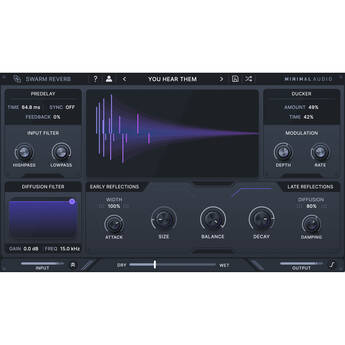 MINIMAL AUDIO Swarm Reverb Plug-In