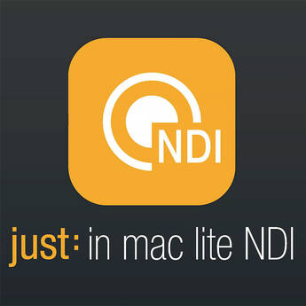 ToolsOnAir just:in mac lite NDI Capture/8-Channel Software (1 Application License, NDI Sources Only)