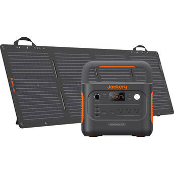 Jackery Explorer 1000 v2 Portable Power Station with 100W Mini Solar Panel