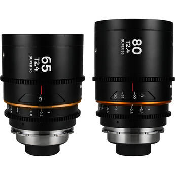 Venus Optics Laowa Nanomorph S35 Anamorphic Prime 2-Lens Kit (ARRI PL & Canon EF, Amber Flare)