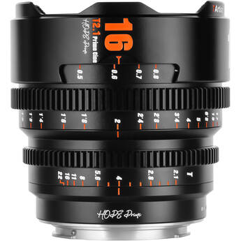 7Artisans Hope 16mm T2.1 S35 Cine Lens (Micro Four Thirds, Black)