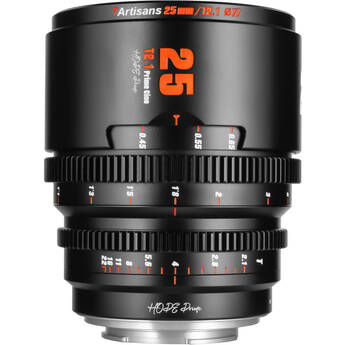 7Artisans 25mm T2.1 Hope S35 Cine Lens (Sony E, Black)