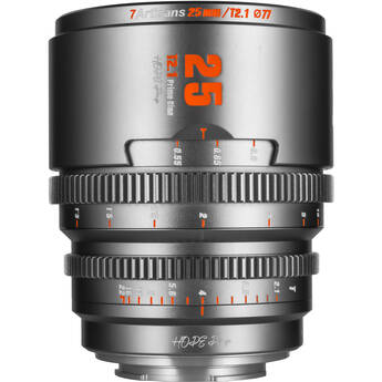 7Artisans 25mm T2.1 Hope S35 Cine Lens (Sony E, Titanium Gray)
