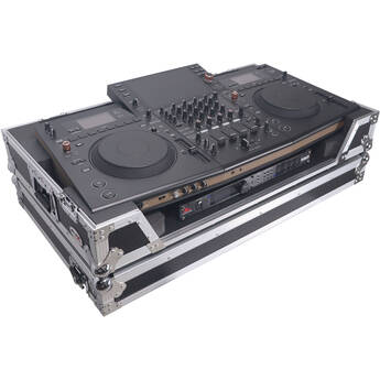 ProX ATA Flight-Style Road Case for Pioneer Opus Quad DJ Controller (Black and Silver)