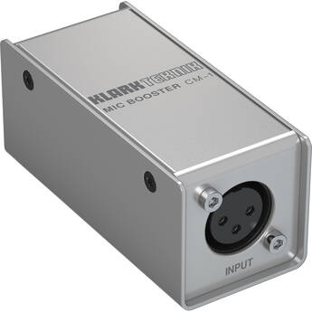 Klark Teknik Mic Booster CM-1 In-Line Microphone Preamplifier
