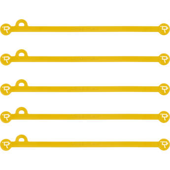 Wooden Camera Cine Mag Ties (5-Pack, Yellow, 6.8")