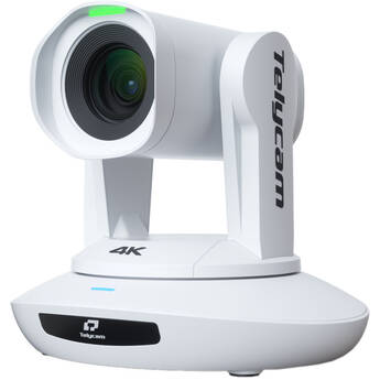 Telycam Vision+ 4KN NDI Auto Tracking & Live Streaming PTZ Camera with 20x Optical Zoom (White)