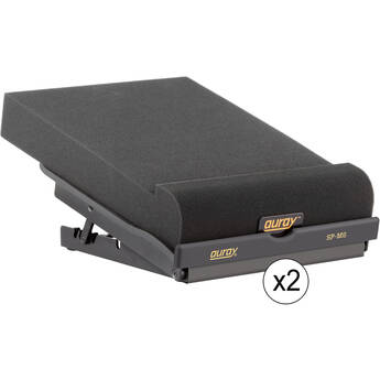 Auray SP-M6 Desktop Studio-Monitor Stand Kit with ISO Pads (Pair, Medium)