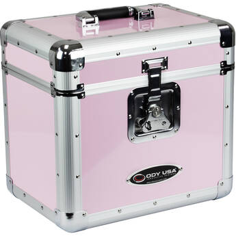 Odyssey Krom Series KLP2 Stackable Record/Utility Case (Pink)