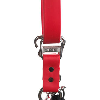 HoldFast Gear Money Maker Solo Vegan Leather Camera Strap (Red, Large)