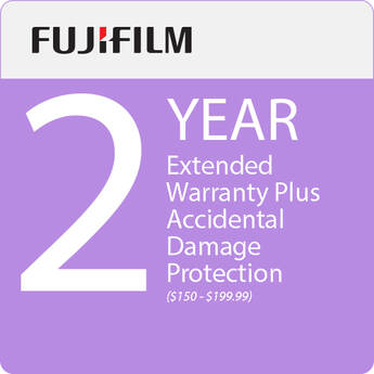 FUJIFILM 2-Year Protect Plus Extended Warranty with ADP for Photo and Video Cameras and Lenses ($150.00-199.99)