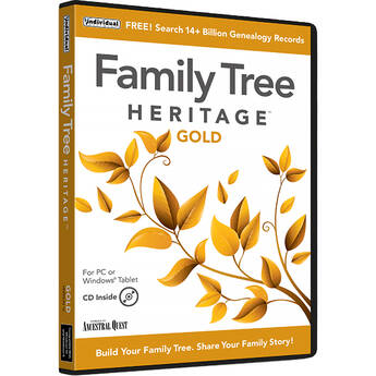 Individual Software Family Tree Heritage Gold 16 (Windows, Download)