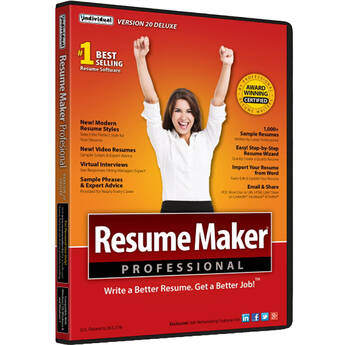 Individual Software ResumeMaker Professional Deluxe 20 (Windows, Download)