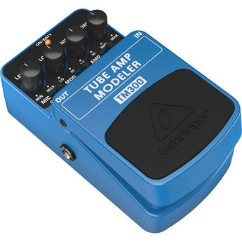 Behringer TM300 Ultimate Tube Amp Modeler Effects Pedal for Guitar