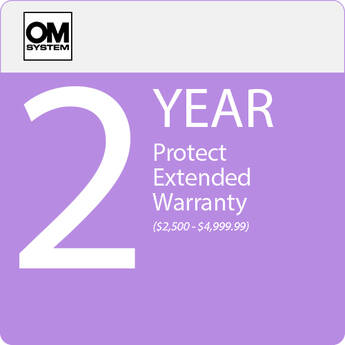 OM SYSTEM 2-Year Protect Extended Warranty for Digital Imaging Kits (Point-of-Sale, $2500-$4999.99)