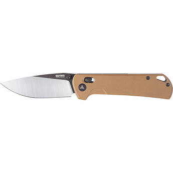 Ruike 168L-GW Folding Knife (Sand Handle, Brushed Steel)