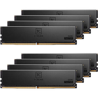 TEAMGROUP 128GB T-Create Master DDR5 6000 MHz ECC RDIMM Memory Kit (8 x 16GB)