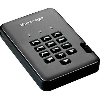 Istorage 16TB diskAshur PRO2 USB 3.2 Gen1 Encrypted Portable SSD (FIPS Level 2)