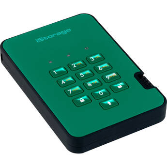 Istorage 16TB diskAshur2 USB 3.2 Gen1 Encrypted Portable SSD (Green)