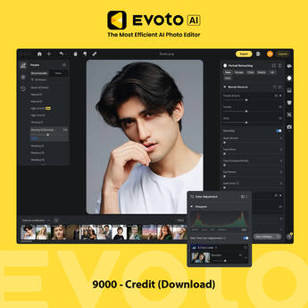 Evoto AI Photo Editor (Standard Plan, Download)